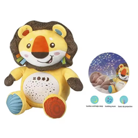 Machine de son de lampe à bruit blanc pour bébé projecteur de galaxie musicale en peluche animal hibou veilleuse étoiles