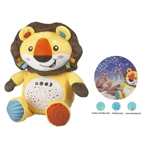 peluche peluche giocattolo sound machine sonore lampada da notte proiettore stella dispositivo di aiuto per il sonno del bambino
