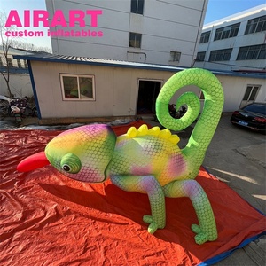<span class=keywords><strong>Globo</strong></span> inflable con forma de lagarto con temática de selva tropical, accesorios inflables de animales camaleones - Product Image 6