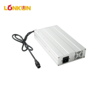 Chargeur de batterie universel Longkun OEM 12V/24V/48V DC portable 5A 8A 10A pour batteries au plomb de moto et de voiture