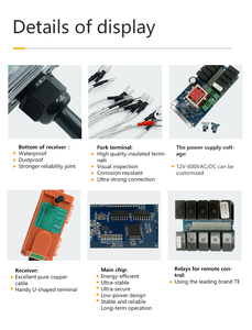 เครนควบคุมระยะไกลแบบไร้สายสำหรับตู้เครื่องมือวิทยุอุตสาหกรรม - Product Image 3