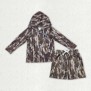 เสื้อฮู้ดลายพรางสำหรับเด็กผู้ชาย ขายส่ง เสื้อผ้าเด็กคุณภาพสูงสำหรับพี่น้อง ราคาโรงงาน สไตล์ฮาโลวีน - Product Image 2