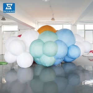 Ballon gonflable coloré nuage d'art bulle sculpture gonflable de nuage d'art décoration gonflable - Product Image 2