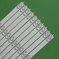 Bande lumineuse LED pour téléviseur LCD XS-1196, LED55D05A-ZC29AG-02, LED55D05B-ZC29AG-02, pour ELEMENT E4AA55R.