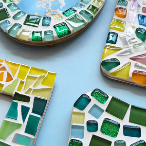 Cadre photo fait main DIY, autocollants mosaïque créatifs pour enfants, 5-8 pouces, développement de l'intelligence visuelle émotionnelle et de la coordination œil-main - Product Image 4