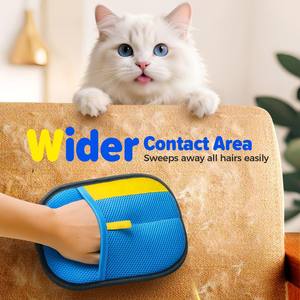 Gant de dépoussiérage pour animaux de compagnie pour chat et chien, brosse magique réutilisable, outil de dépoussiérage pour animaux de compagnie pour la lessive, le canapé, la moquette, le siège de voiture, le nettoyage de la maison - Product Image 2