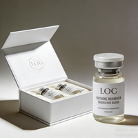 Emballage personnalisé haut de gamme pour flacons de peptides, boîte cadeau à ouverture facile, 3 ml, 10 ml, 2 à 4 flacons de peptides et boîte, étiquette pour petite bouteille