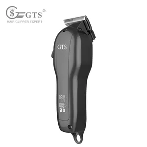 专业充电电动无绳高碳钢刀片修剪器男士理发推子GTS-6008