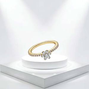 Nuevo <span class=keywords><strong>Anillo</strong></span> de Plata 925 con Diseño de Lazo Azul, Corazón, Flor Morada, Abeja, Espécimen ME, Corona, Rosa y Concha, Joyería Exquisita DIY, Regalo 2026 - Product Image 3