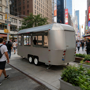 Carrito de Comida de Grado Comercial con Gabinete con Cerradura para Ahorrar Espacio, Ideal para Venta de Hot Dogs, Hamburguesas y Papas Fritas en la Calle y Centros Comerciales - Product Image 2