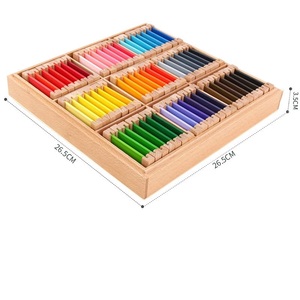 Juguetes Educativos JET OEM Montessori, Materiales Educativos de Madera, Tarjetas Sensoriales de Reconocimiento de Colores, Material Didáctico, Juguetes Educativos para Niños - Product Image 2