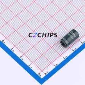 Condensador Electrolítico de Aluminio de 1000uF 10V 8x14GF de Montaje Pasante, D8xL14mm 1000uF 20% 10V 860mA-100kHz - Product Image 1