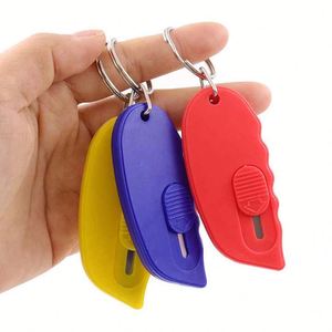 Mini coupe-enveloppes en plastique personnalisé avec logo, ouvre-lettres rétractable portable pour la chasse, la survie, les sports, porte-clés, coupe-boîtes - Product Image 4