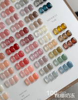 Kit de vernis à ongles en gel transparent neutre 100 couleurs 12ml, haute qualité, style coréen, ensemble de vernis gel nude rose français