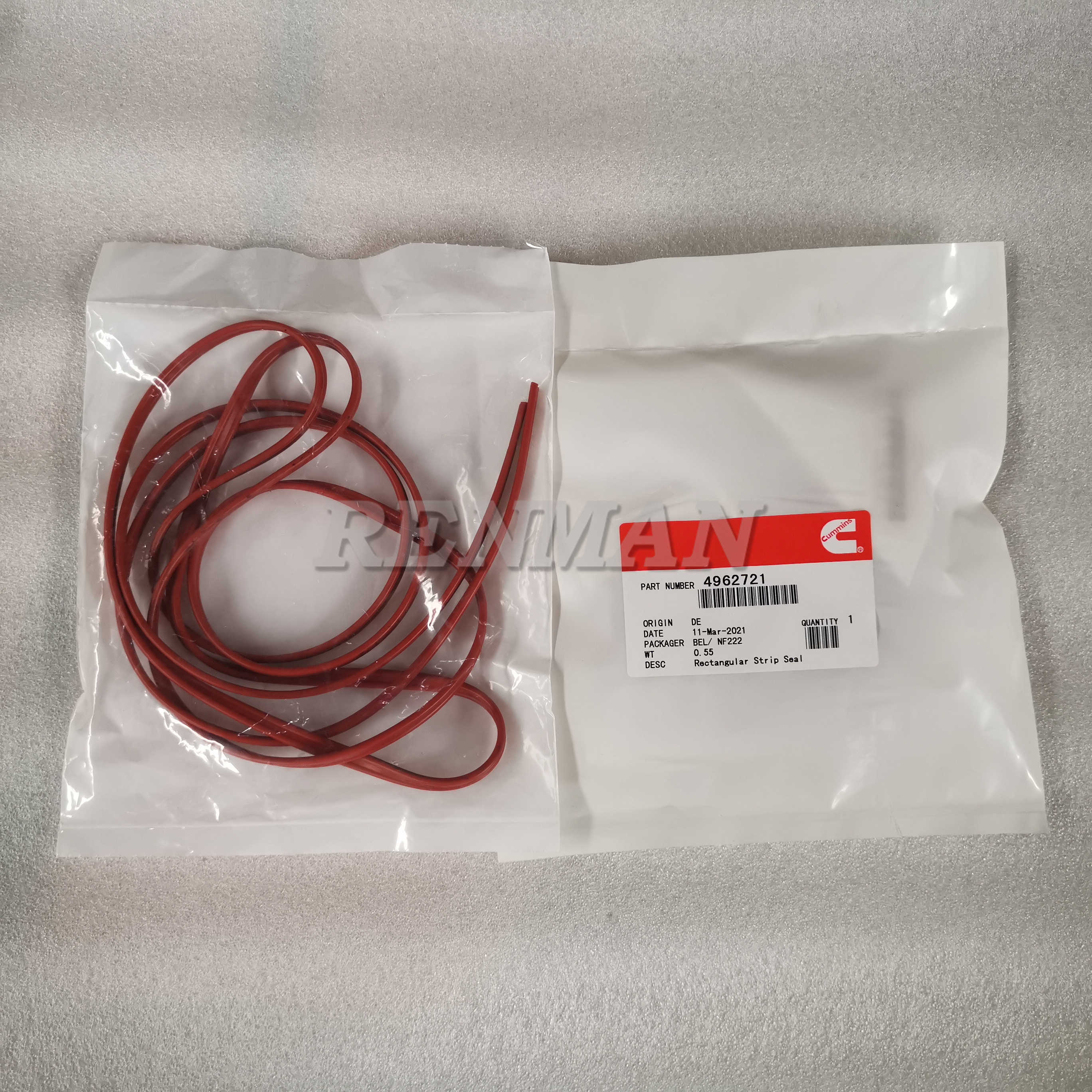 Cummins QSX QSX15 X15 Rectangular Strip Seal 4962721 4059183 for