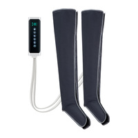 Appareil de massage par pression d'air, enveloppes de compression pour les jambes, bottes de massage, machine de relaxation pour les mollets et les pieds avec fonction de chaleur
