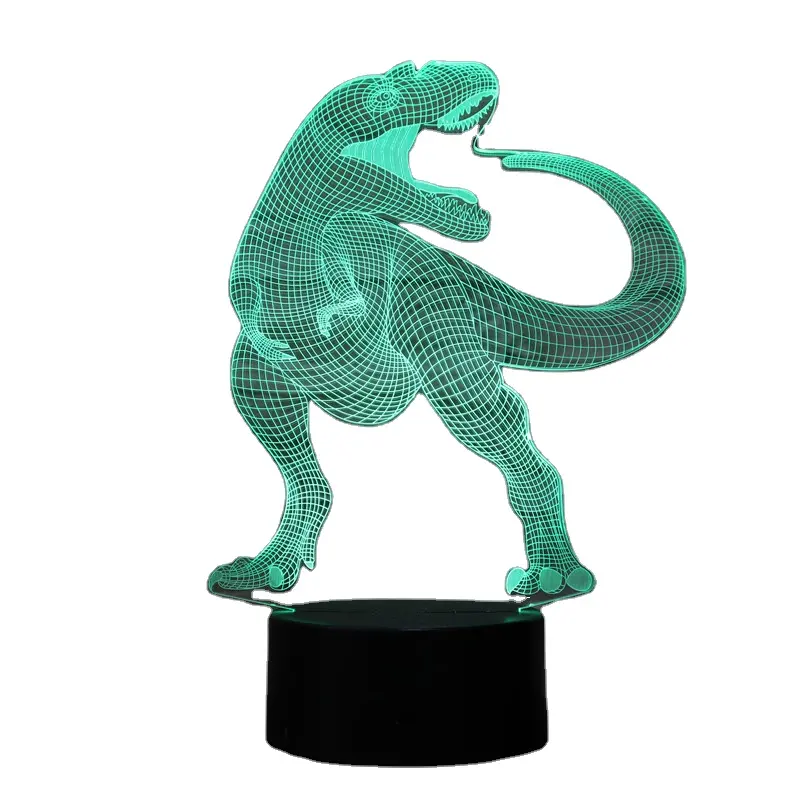 Nice best selling dinosaur electric night light bedroom lamp baby room table lamp 3d night light