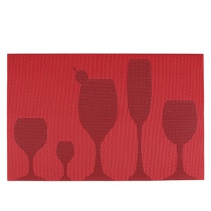 Nhà Máy bán hàng trực tiếp cao cấp Jacquard PVC teslin placemat khách sạn Mat khách sạn nơi Mat bán buôn Mat & Pad - Product Image 3