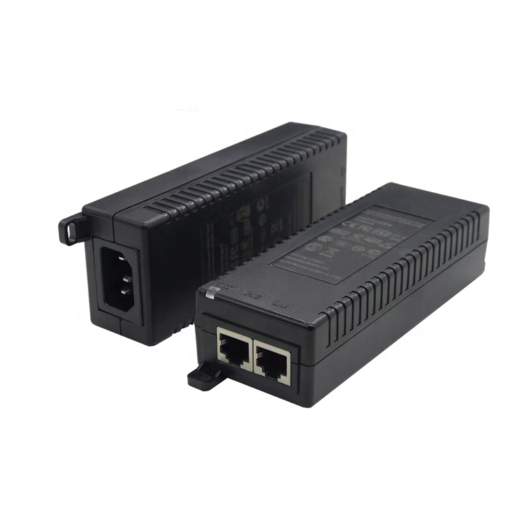 Hot Sale Gigabit Injector Passive 65w Poe High Power Supply Adapter 1000mbps 44-52v 1.25a Poe Injector