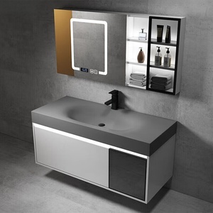 Simple integrated bathroom cabinet combination bathroom sink smart <b>wall</b> cabinet - Product Image 6
