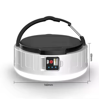 Lanterne de camping solaire à LED Portable Étanche Solaire USB Rechargeable Télécommande Intérieur Extérieur Lumière d'urgence Camping Lumière