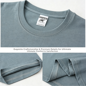 เสื้อยืดคอกลม <span class=keywords><strong>AG</strong></span> 280GSM Mauser Heavy  ผ้าฝ้าย 100% ระบายอากาศได้ดี  สำหรับผู้ชาย  แขนสั้น  รับสกรีนโลโก้ตามสั่ง - Product Image 3