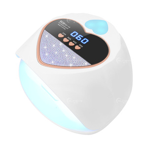 Lampe à ongles UV LED en forme de cœur, 66 LED, haute puissance, séchage rapide, sécheuse pour vernis gel, pour l'amélioration des ongles - Product Image 1