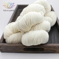 Lotus Yarns 100% Non Superwash Merino Wool DK Undyed Pure Merino Natural Fiber Yarn 275m/100gram