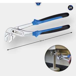 BRILLIANT TOOLS - BT064902 Pince pompe à eau 10 '', 250mm-PINCE ET COUPE EAN 4042146864364 PINCE MULTIGRIP - Product Image 2