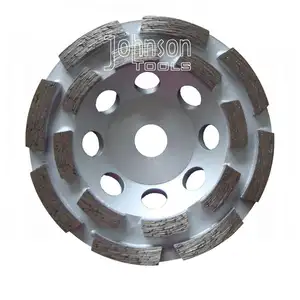 便宜的批发 125毫米金刚石双排研磨杯轮用于石材和混凝土