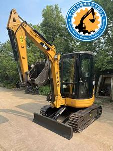 Mini excavatrice utilisée Cat303 Caterpillar 303 Excavadora de couleur jaune machines d'occasion à vendre - Product Image 5
