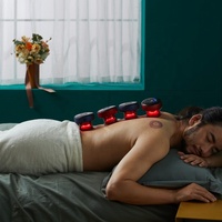 Fitdash équipement de ventouses professionnel TENS thérapie de ventouses sous vide électrique tasses de thérapie par la lumière rouge