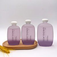Nouvelle conception Bouteille en verre transparente givrée plate écologique recyclable avec bouchon à vis vide de 100 ml 250 ml 12 oz 16 oz pour la bière et l'eau