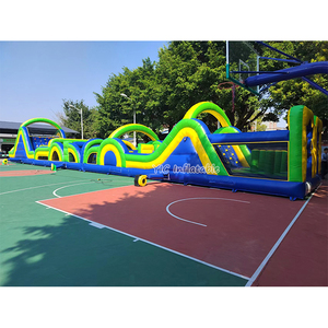 Carrera <span class=keywords><strong>de</strong></span> obstáculos inflable para adultos al aire libre gigante para adultos, juegos deportivos <span class=keywords><strong>de</strong></span> carrera <span class=keywords><strong>de</strong></span> 5K, obstáculos divertidos, laberinto, carrera <span class=keywords><strong>de</strong></span> obstáculos inflable para adultos - Product Image 3