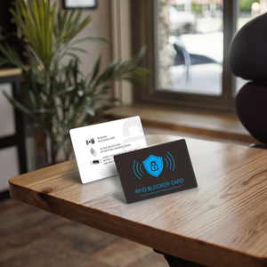 Rfid & NFC chặn nhôm kiểm soát truy cập thẻ PVC không tiếp xúc thẻ tín dụng chặn chống trộm tính năng cung cấp thẻ Nhà cung cấp - Product Image 5