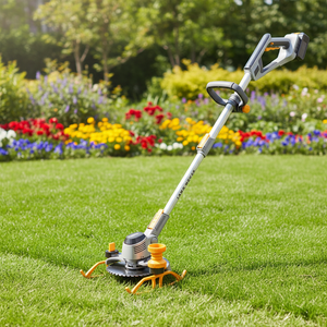 Falciatrice Elettrica Multifunzione a Spinta <span class=keywords><strong>per</strong></span> Giardino, con Motore a Cuscinetti e Alimentazione a Batteria, <span class=keywords><strong>per</strong></span> Taglio Rapido di Erba e Prato - Product Image 2