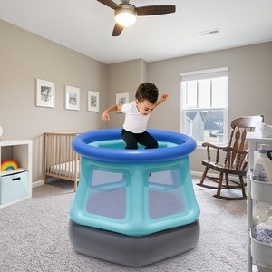 JOSEN Family Kids Thick PVC Inflatable Bouncy Castle <b>Jump</b> <b>House</b> 300kg Capacity for 3 Kids Eco-Friendly Outdoor Party Use - Product Image 1