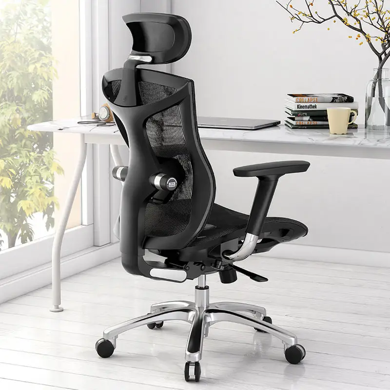 Sihoo V1 fabrika ayarlanabilir ofis örgü döner yüksek arka ofis ergonomik sandalye döner