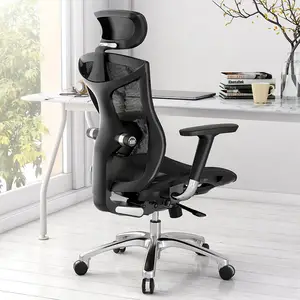 Sihoo V1 sedie da ufficio ergonomiche esecutive di lusso regolabili in altezza di fabbrica con poggiatesta 3D