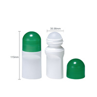 Bouteilles cylindriques roll-on personnalisées de 75 ml pour huiles essentielles et parfums, contenants de déodorant colorés avec emballage unique