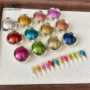 <span class=keywords><strong>Poudre</strong></span> miroir chromée scintillante TCOWO, pigment pailleté métallique, poussière à frotter avec <span class=keywords><strong>effet</strong></span> miroir pour le <span class=keywords><strong>nail</strong></span> <span class=keywords><strong>art</strong></span> - Product Image 2
