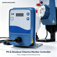 Pompe doseuse électromagnétique à diaphragme électrique automatique basse pression pour l'industrie alimentaire et des boissons, contrôleur de dosage de chlore PHL