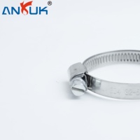 Collier de serrage allemand réglable en acier inoxydable 304 316 16mm 22mm 34mm métrique pour équipement d'automatisation pneumatique industrielle
