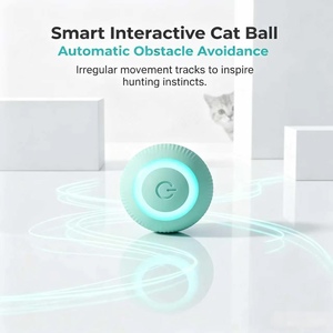 Giocattolo Intelligente Automatico per <span class=keywords><strong>Gatti</strong></span> e Cani a Forma di Palla Rotolante, in Materiale TPR, Auto-Ricaricabile, Anti-Noia, Resistente ai Morsi, Senza Polvere - Product Image 2