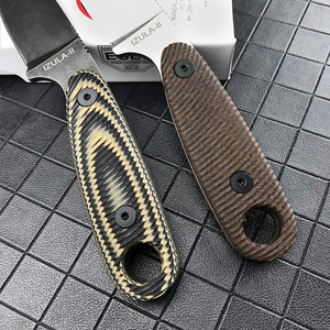 Cuchillo <span class=keywords><strong>de</strong></span> <span class=keywords><strong>Supervivencia</strong></span> Táctico <span class=keywords><strong>de</strong></span> Hoja Fija EE-Izula, Hoja D2, Mango G10, para Actividades al Aire Libre, EDC, Camping, Senderismo y Caza - Product Image 4