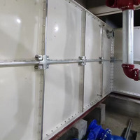 Réservoir d'eau de qualité alimentaire GRP FRP HUILI, durée de vie de 20 ans, 5000 litres, 15000 gallons, garantie 1 an, 100-500 m³