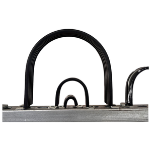 M5-100 U Bracket Tube Strap Steel Saddle <strong>Hose</strong> Pipe Clamp with Zinc Finish for Fixing <strong>Rubber</strong> Cushion Rigid Pipe - Product Image 2