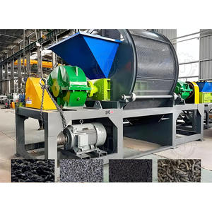 เครื่องทำลายยางรถยนต์มือสองให้ผลลัพธ์สูงเครื่องทำลายยางพร้อมส่วนประกอบหลักที่ทนทานตลับลูกปืน - Product Image 5