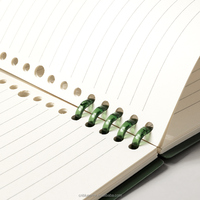 Carnet à spirales personnalisable A4/B5/A5, couverture détachable et confortable, fournitures scolaires pour étudiants