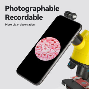 Lucrehulkホット販売割引100x-1200xキッズポケット顕微鏡キット子供のための初期教育顕微鏡おもちゃ - Product Image 4